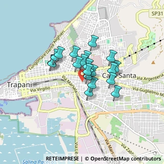 Mappa Via delle Acacie, 91100 Trapani TP, Italia (0.6435)