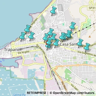 Mappa Via delle Acacie, 91100 Trapani TP, Italia (0.9)