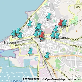 Mappa Via delle Acacie, 91100 Trapani TP, Italia (0.967)
