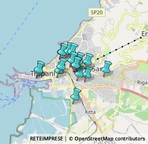 Mappa Via maria s.s. delle grazie, 91010 Trapani TP, Italia (0.98294)