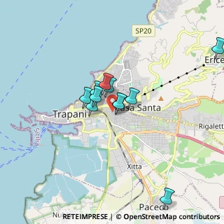 Mappa Via delle Acacie, 91100 Trapani TP, Italia (1.48545)