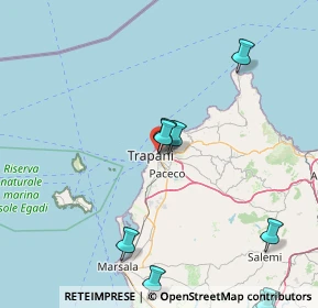 Mappa Via maria s.s. delle grazie, 91010 Trapani TP, Italia (26.18273)