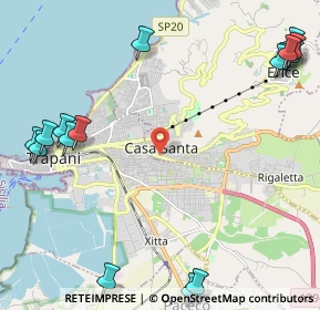 Mappa Via di Stefano, 91016 Casa Santa TP, Italia (3.5825)