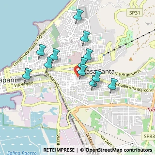 Mappa Via Sant' Alberto degli Abate, 91100 Trapani TP, Italia (0.8775)