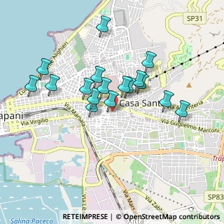 Mappa Via Sant' Alberto degli Abate, 91100 Trapani TP, Italia (0.88)