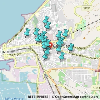 Mappa Via Sant' Alberto degli Abate, 91100 Trapani TP, Italia (0.648)