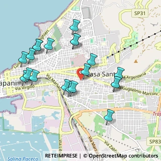 Mappa Via Sant' Alberto degli Abate, 91100 Trapani TP, Italia (1.156)