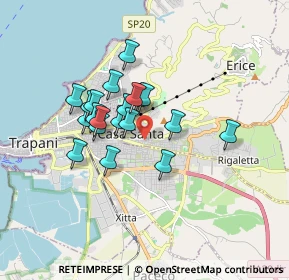 Mappa Via Tenente Pollina, 91016 Casa Santa TP, Italia (1.4805)