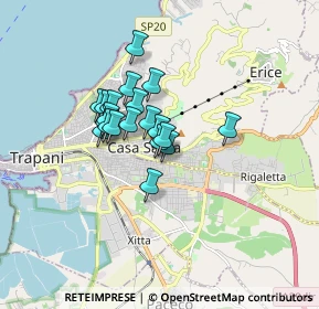 Mappa Via Nicosia, 91016 Erice TP, Italia (1.2825)