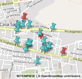 Mappa Via Tenente Pollina, 91016 Casa Santa TP, Italia (0.2455)