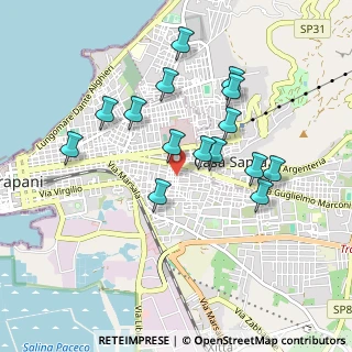 Mappa Via Abate Perna, 91100 Trapani TP, Italia (0.96)