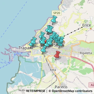 Mappa Via Abate Perna, 91100 Trapani TP, Italia (1.02)