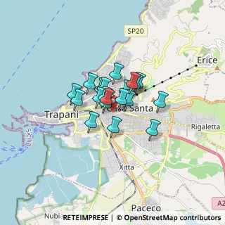 Mappa Via Abate Perna, 91100 Trapani TP, Italia (1.0405)