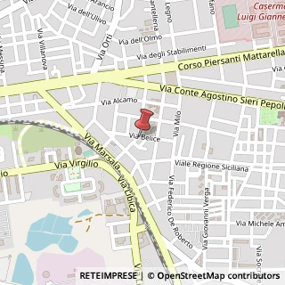 Mappa Via Belice, n30, 91100 Trapani, Trapani (Sicilia)