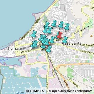 Mappa Via Mazara, 91100 Trapani TP, Italia (0.593)