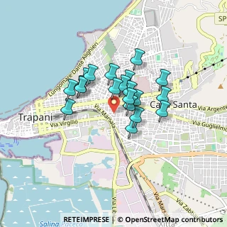 Mappa Via Mazara, 91100 Trapani TP, Italia (0.679)