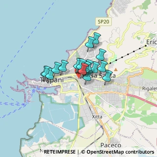 Mappa Via Mazara, 91100 Trapani TP, Italia (1.12389)