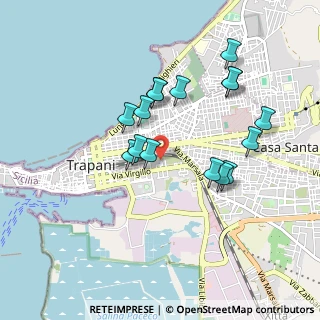 Mappa Piazzale Falcone e Borsellino, 91100 Trapani TP, Italia (0.93688)