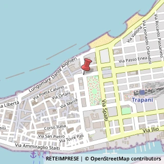 Mappa Viale Regina Margherita, 21, 91100 Trapani, Trapani (Sicilia)