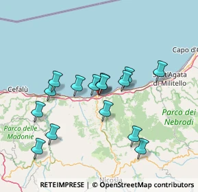 Mappa Via della Pace, 98077 Santo Stefano di Camastra ME, Italia (14.86667)