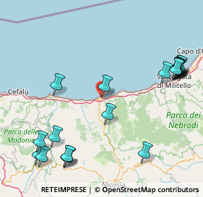 Mappa Via della Pace, 98077 Santo Stefano di Camastra ME, Italia (23.95)