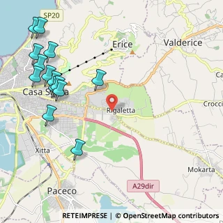 Mappa Strada Palermo-Milo, 91100 Trapani TP, Italia (3.12857)