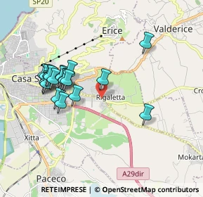 Mappa Via Delle Peonie, 91016 Rigaletta TP, Italia (2.0395)