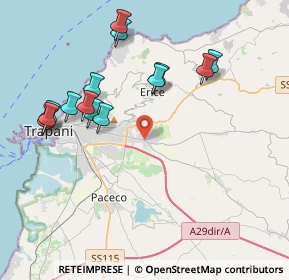 Mappa Strada Palermo-Milo, 91100 Trapani TP, Italia (4.61214)