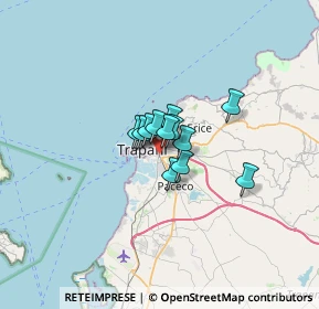 Mappa Via Rieti, 91100 Trapani TP, Italia (3.33333)