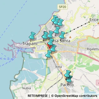 Mappa Via Leopoldo Borboni, 91100 Trapani TP, Italia (1.782)