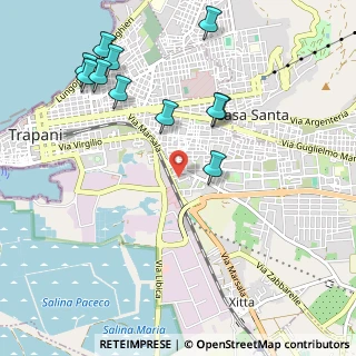 Mappa Via Leopoldo Borboni, 91100 Trapani TP, Italia (1.31091)