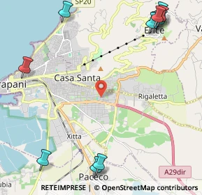 Mappa Via Giuseppe la Francesca, 91100 Trapani TP, Italia (3.68273)