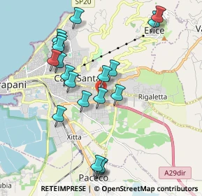 Mappa Via Giuseppe la Francesca, 91100 Trapani TP, Italia (2.24316)