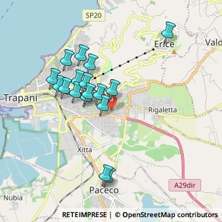 Mappa Via Giuseppe la Francesca, 91100 Trapani TP, Italia (1.97882)