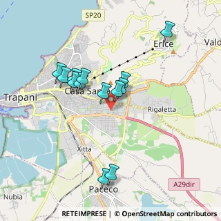 Mappa Via Giuseppe la Francesca, 91100 Trapani TP, Italia (1.91846)