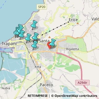 Mappa Via Giuseppe la Francesca, 91100 Trapani TP, Italia (2.50667)