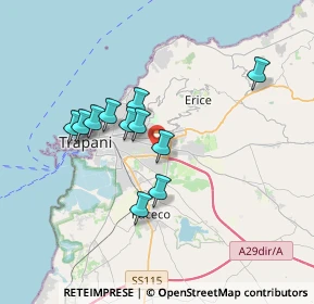 Mappa Via Giuseppe la Francesca, 91100 Trapani TP, Italia (3.29727)