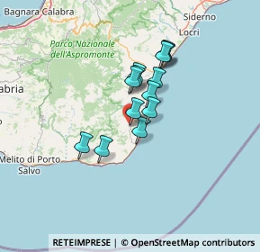 Mappa 89030 Bruzzano Zeffirio RC, Italia (10.26692)