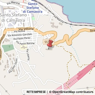Mappa Via della Giara, 1, 98077 Santo Stefano di Camastra, Messina (Sicilia)
