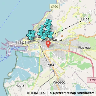 Mappa Via Simone Catalano, 91100 Trapani TP, Italia (1.56)