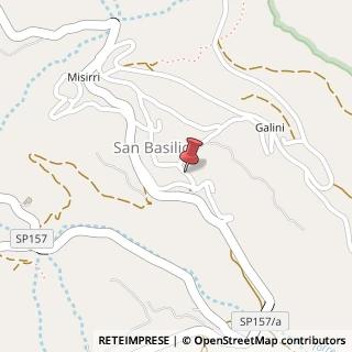 Mappa Via s. basilio 61, 98070 Galati Mamertino, Messina (Sicilia)