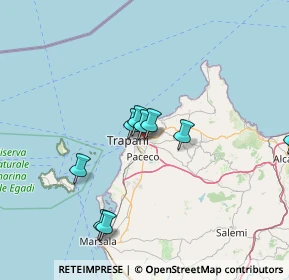 Mappa Via Claudio Monteverdi, 91016 Casa Santa TP, Italia (18.01)