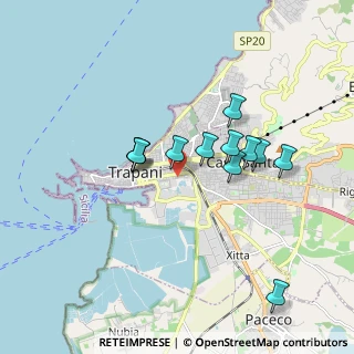Mappa Via Tito Marrone, 91100 Trapani TP, Italia (1.71083)