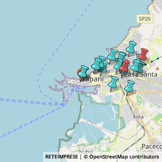 Mappa Via Roma, 91100 Trapani TP, Italia (2.074)