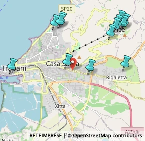 Mappa Via della Terra, 91100 Trapani TP, Italia (2.87385)