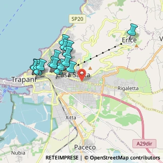 Mappa Via Guglielmo Marconi, 91100 Casa Santa TP (2.08412)