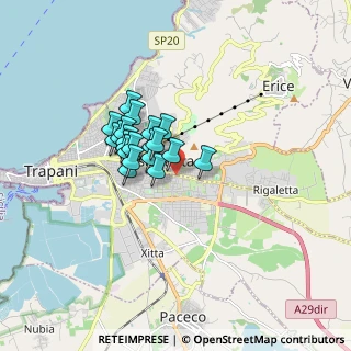Mappa Via Guglielmo Marconi, 91100 Casa Santa TP (1.2815)