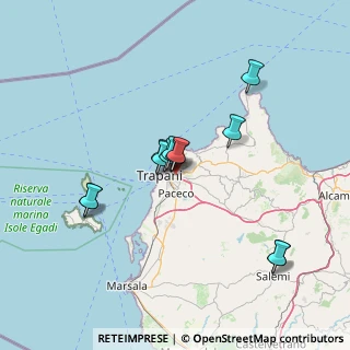 Mappa Via Guglielmo Marconi, 91100 Casa Santa TP (13.03333)