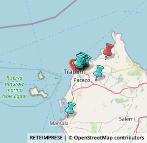 Mappa Via Buscaino, 91100 Trapani TP, Italia (6.43455)