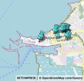 Mappa Cortile S. Teodoro, 91100 Trapani TP, Italia (0.951)